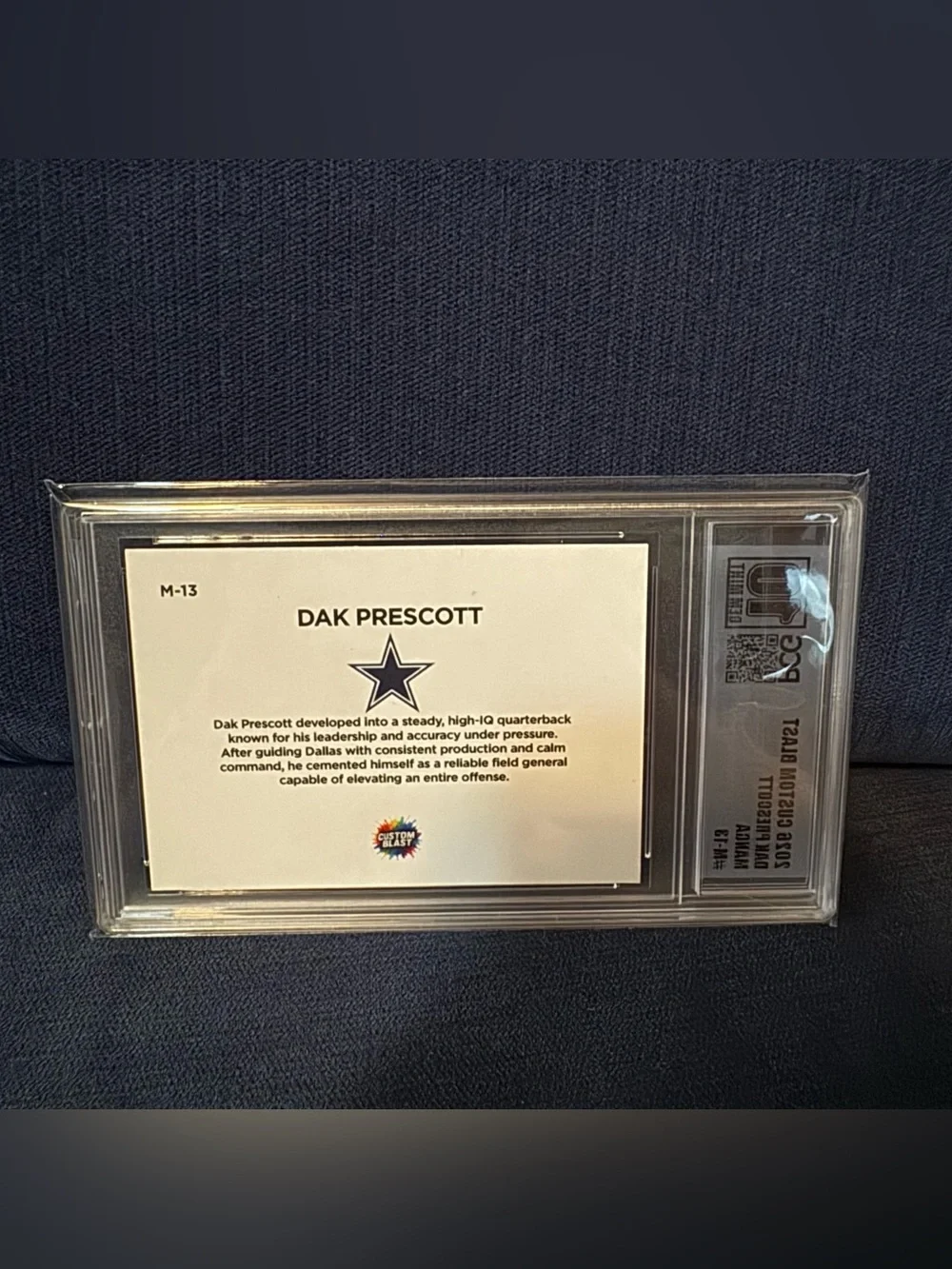Dak Prescott 2026 Custom Blast Manga #M-13 PCG 10 Gem Mint